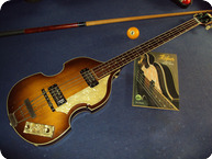 Hofner -500/1 Violin Beatle  Bass-1965-Brown