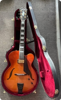 D'aquisto Guitars Jazzline Jim Hall 2005 Flammed Maple / Sunburst