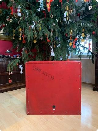 Marshall Marshall Basketweave Tilted Speaker 4xt1221  1968 Red