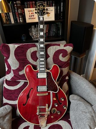 Gibson Es 355 Noel Gallagher Custom Shop Murphy Lab 2022 Cherry Red