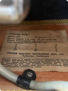 Fender Tweed Champ 1959 Tweed