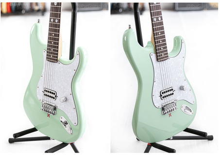 Fender Tom Delonge Partcaster Stratocaster In Surf Green 2020