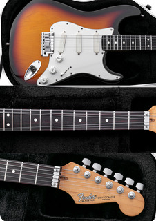 Fender Strat Plus With Rosewood In Sunburst. Lace Pickups. Stratocaster 1993