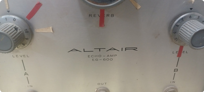 Altair Echo Amp Eg 600 1963 Gray/silver