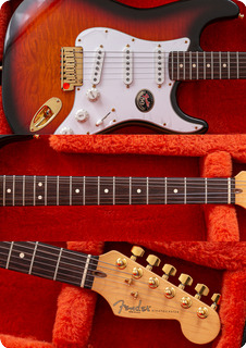 Fender  50th Anniversary Stratocaster Ltd Flame Top Gold Hardware 7.7lbs 1996
