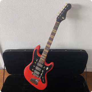 Hofner 176 Galaxie Deluxe + Hardcase 1965 Red