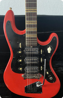 Hofner 176 Galaxie Deluxe + Hardcase 1965 Red