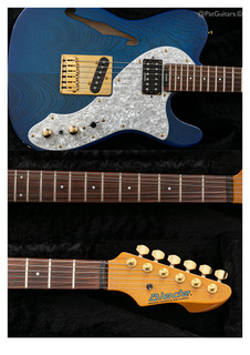 Blade Levinson Delta Thinline Tele In Ocean Blue 1999