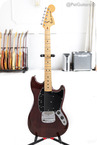 Fender-Mustang Guitar In Walnut (Mocha)-1978