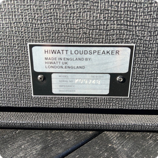 Hiwatt Amplification Se4123c Black