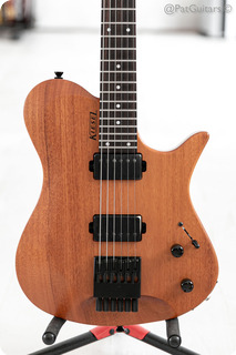 Kiesel Guitars  Zeus Mahogany Headless Guitar In Natural 2019