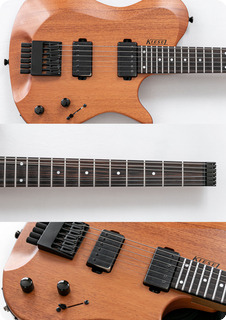 Kiesel Guitars  Zeus Mahogany Headless Guitar In Natural 2019