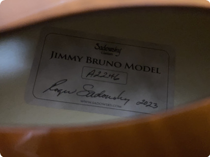 Sadowsky Jimmy Bruno 2023 Sienna Burst