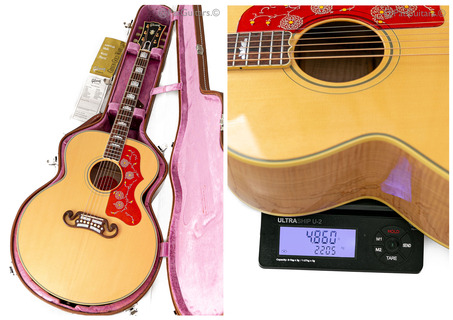 Gibson Sj 200 In Natural. Headstock Repair 2009