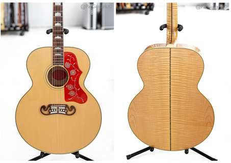Gibson Sj 200 In Natural. Headstock Repair 2009