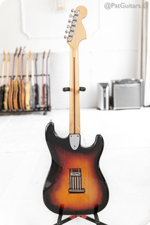 Fender  Stratocaster Left Handed In Sunburst. Rh Conversion. 7.9lbs 1974
