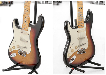 Fender  Stratocaster Left Handed In Sunburst. Rh Conversion. 7.9lbs 1974