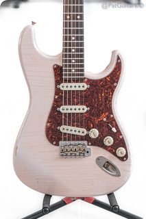 Atkin Guitars 63s Strat In Faded Shell Pink 2022