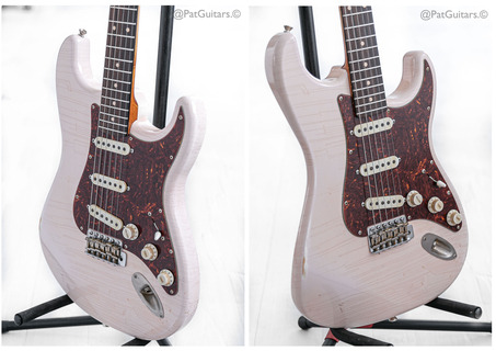 Atkin Guitars 63s Strat In Faded Shell Pink 2022