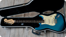 Berlin Guitars-Custom Strat-Style (Luthier Built)-Metallic Blue Ceramic