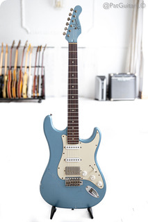 Hansen Guitars  S Style Roasted Custom Shop Hss Strat Ice Blue Metallic 7.4lbs 2023