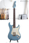 Hansen Guitars- S-Style Roasted Custom Shop HSS Strat Ice Blue Metallic 7.4lbs-2023