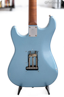 Hansen Guitars  S Style Roasted Custom Shop Hss Strat Ice Blue Metallic 7.4lbs 2023