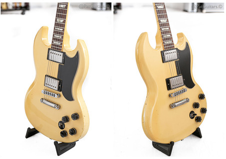 Gibson Sg Standard In Alpine White 7lbs 1987