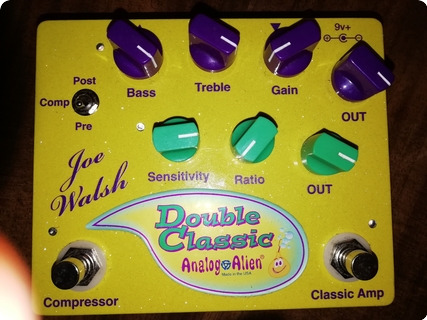 Analog Alien Joe Walsh Double Classic Yellow Sparkle