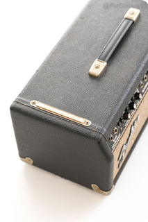 Fender Bassman Blackface 50 Watt Vintage Amp Head 110v 1965 Black