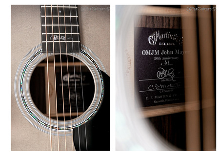 Martin Martin 20th Anniversary Omjm John Mayer Signature In Grey Sunburst. 2023