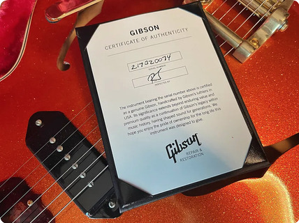 Gibson Mod Shop Es 330 2022 Orange Sparkle