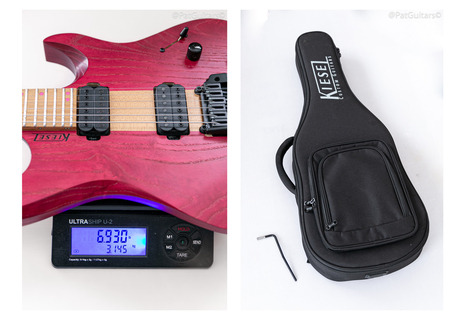 Kiesel Vader Neck Thru In Faded Cherry 6.9lbs 2014
