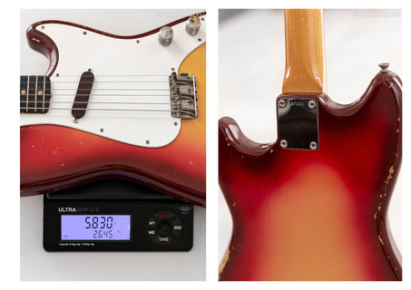 Fender Musicmaster In Sunburst 5.8lbs 1961