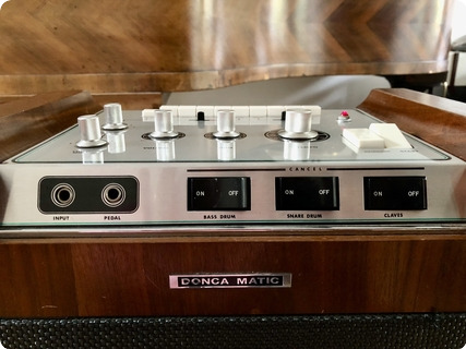 Donca Matic De 20 Drum Machine 1966 Wood