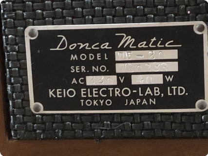 Donca Matic De 20 Drum Machine 1966 Wood