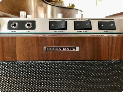 Donca Matic De 20 Drum Machine 1966 Wood