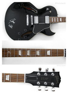 Gibson 2012 Gibson Es 137 Classic In Black. Signed By Johnny Winter 2012