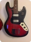 Rokkomann-Jazz Bass-Red-black Sunburst