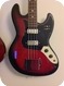 Rokkomann Jazz Bass-Red-black Sunburst