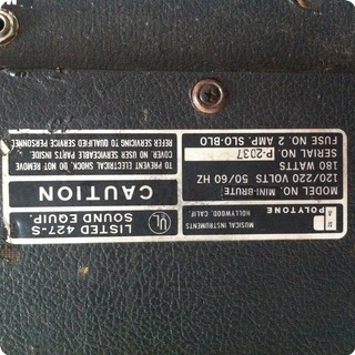 Polytone Mini Brute 1985 Black