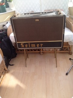 Selmer Uk Thunderbird Twin Thirty 1963 Croc Skin/black