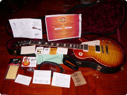Gibson Gibson Jimmy Page Custom Authentic Les Paul #1 Near Mint 2006 Page Burst
