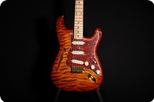 Fender Thinline Strat And Tele 1997 Flame Sunburst Maple