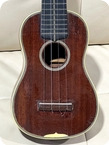 C. F. Martin Co Ditson Style 3 D Shape Uke 1920 Mahogany