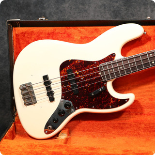 Fender Jazz Bass 1966 Olympic White Refinish
