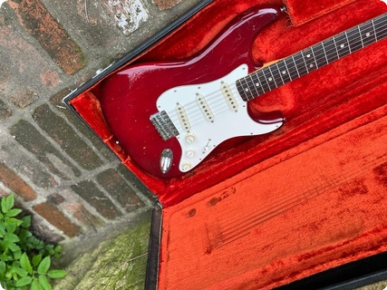 Fender Stratocaster Rare Fender Soundhouse Colour 1974 Cherry Red