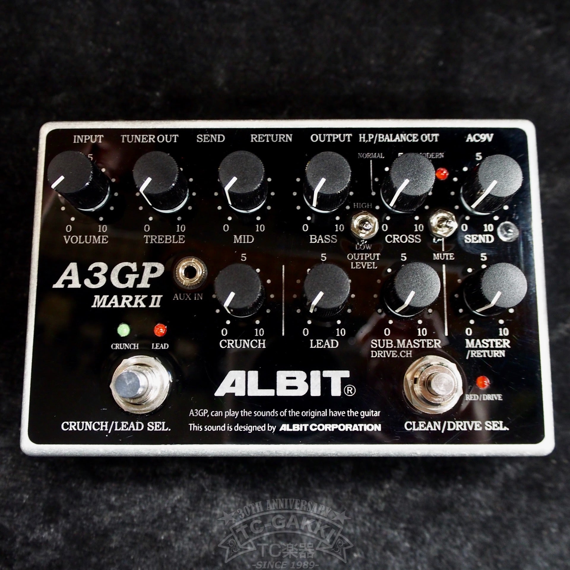 ALBIT CORPORATION A3GP MARK II 3CH. TUBE GUITAR PRE AMP 2010 0 Amp