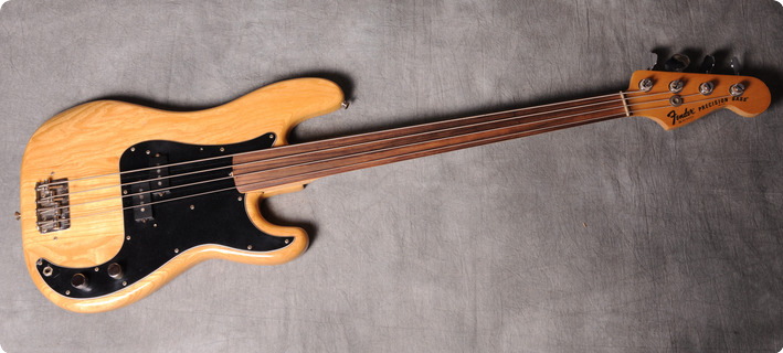 Fender Precision Bass Fretless 1977 Nature