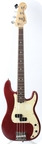 Fender-Precision Bass Highway One-2007-Crimson Red Transparent